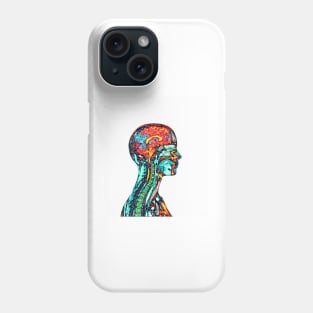 Brain and spinal cord, MRI (P320/0043) Phone Case