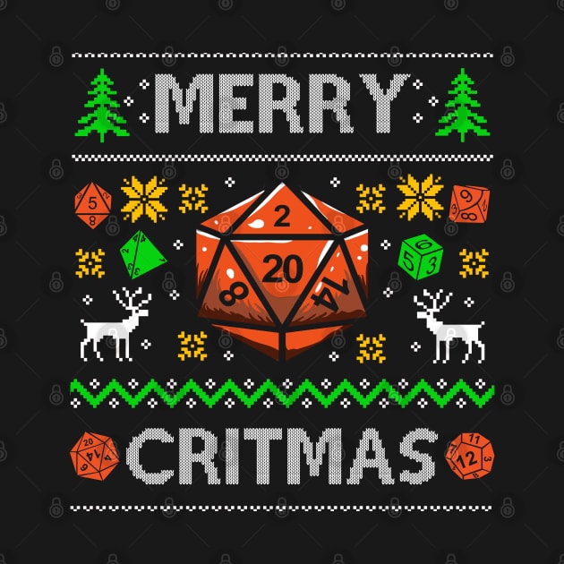 DND Player Ugly Christmas Sweater by KsuAnn