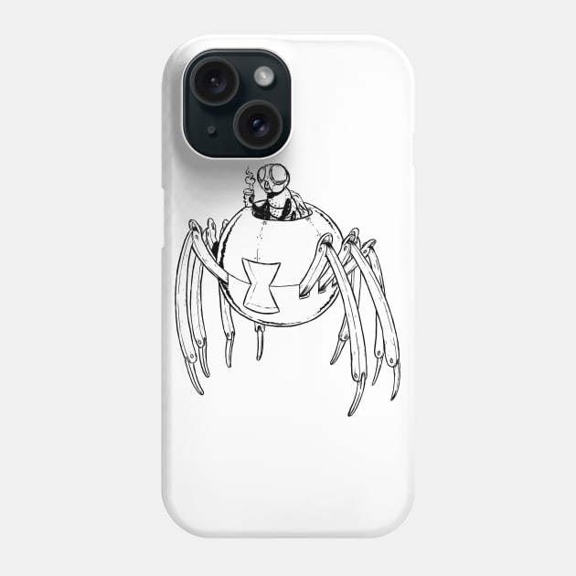 Spider-Mech Phone Case by AJIllustrates