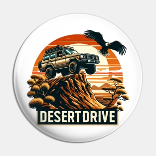 An Suv Driving On A Sand Dune, Desert Drive Pin