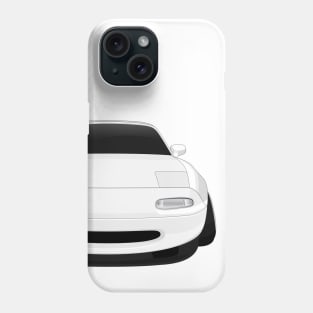 Miata white Phone Case