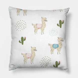 Happy Alpaca Pillow