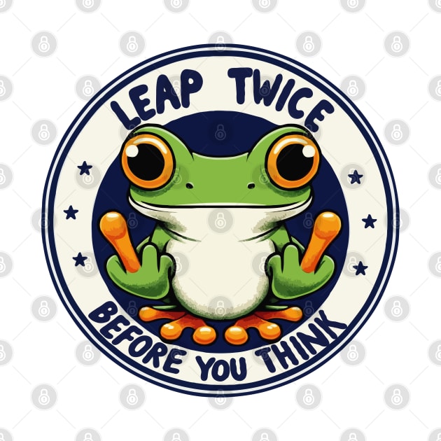 Frog, Leap Twice Before You Think by katzura