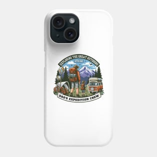 Outdoors hiking dad Phone Case