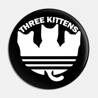 Three kittens tee design birthday gift graphic Pin