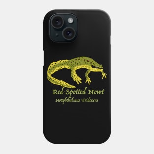 The Eastern, or Red-Spotted Newt Phone Case