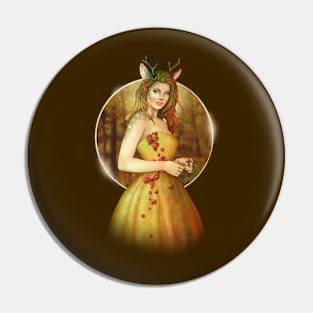 Autumn Woodland Fairy Pin