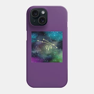 Aries Constellation Starry Night Sky Phone Case