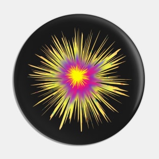 Bright Burst of Color Pin