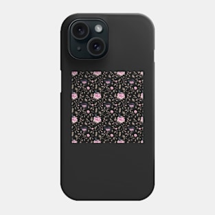 Black cats in the night Phone Case