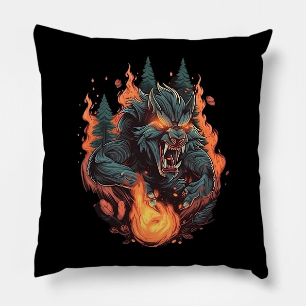 Werewolf Pillow by Open World Games