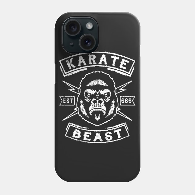 KARATE - KARATE BEAST Phone Case by ShirtFace