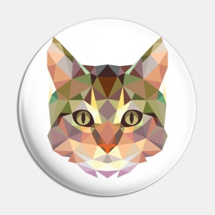 Fractal Kitty Cat Pin