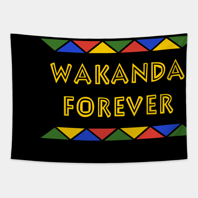 WAKANDA FOREVER Tapestry by mangobanana