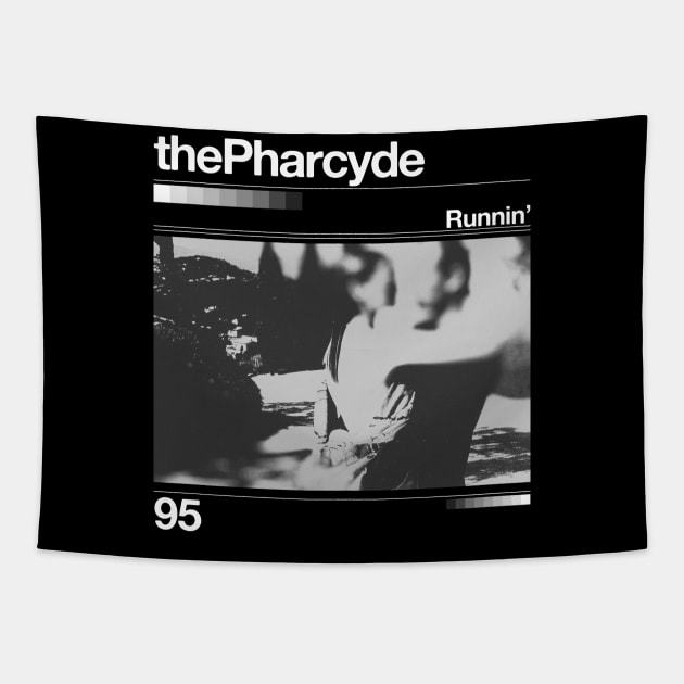 The Pharcyde // Runnin'  - Artwork 90's Design Tapestry by solutesoltey