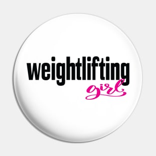 Weightlifting Girl Pin