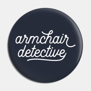 armchair detective tank Pin