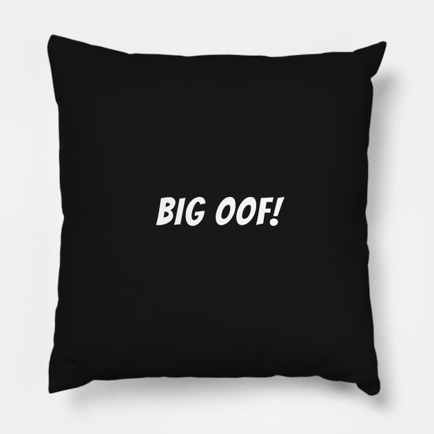 Big Oof! -  Covid Canky Design Pillow by ElkeD