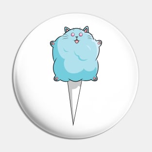 Cotton Candy Cat Pin