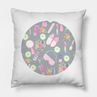 Pamper Party | Watercolor Pillow