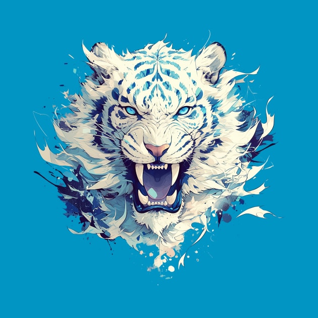 white tiger by sample the dragon