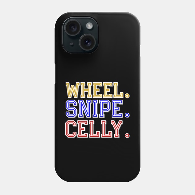 Multi-Colored - Letterkenny Irish and Shamrocks Hockey Fan - Wheel Snipe Celly Phone Case by PincGeneral