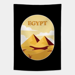 Ancient Egyptian Pyramids Tapestry