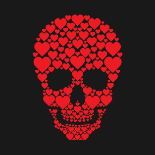 Hearty Skull (Red) T-Shirt