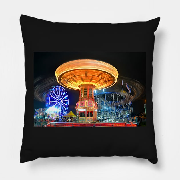 Fun at the State fair Pillow by dltphoto