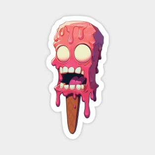 Zombie_ Icecream Magnet