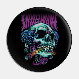 Skull Wave Pin