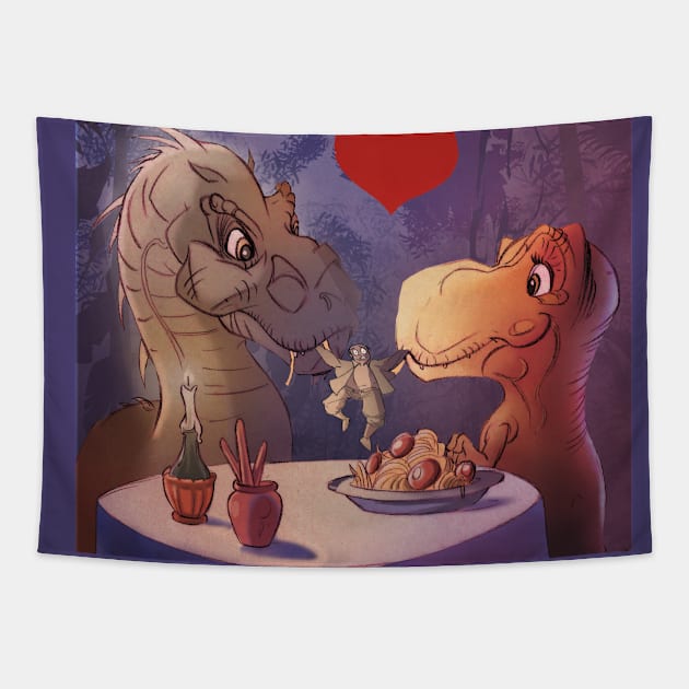 Jurassick Lilly Tapestry by DinoWorld