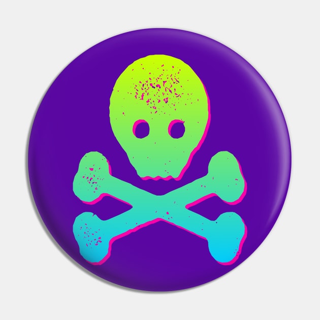 Skull and Crossbones Pin by AlondraHanley