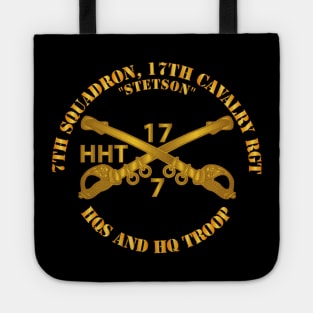 7th Sqn 17th Cavalry Regiment - HHT - Stetson Tote