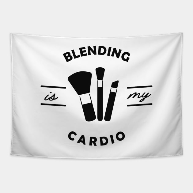 Makeup Artist - Blending is my cardio Tapestry by KC Happy Shop