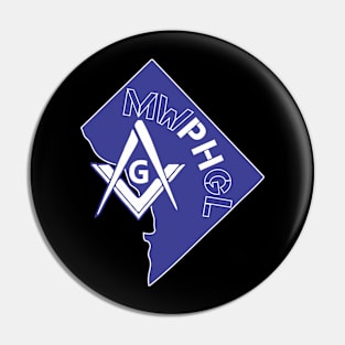 MWPHGLDC - Blue & White Pin