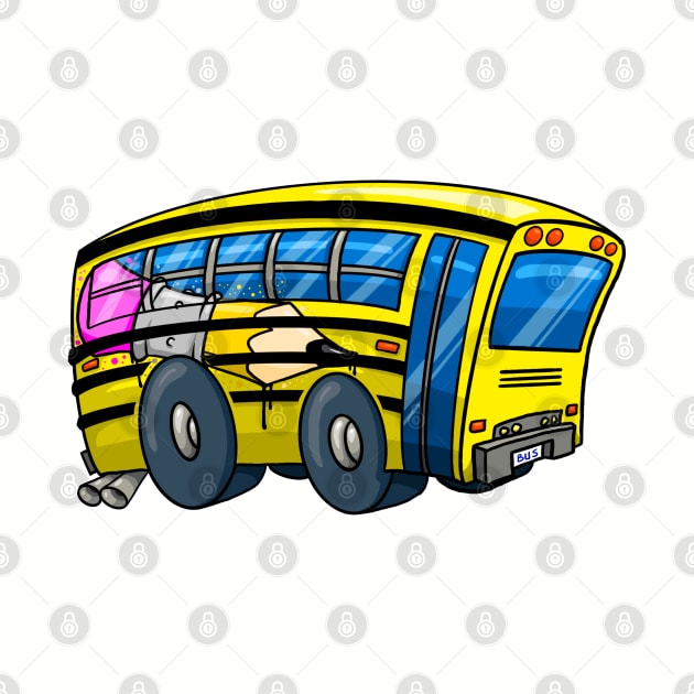 School Bus by Laughin' Bones