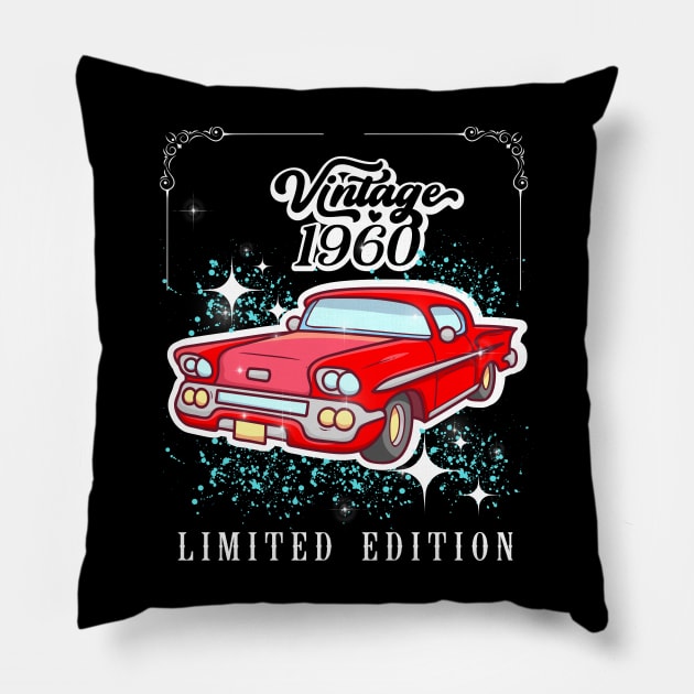 Vintage Collectible Car Pillow by TASKARAINK