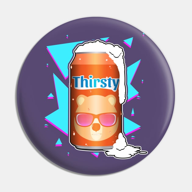 Thirsty Bear Pin by ArtDiggs