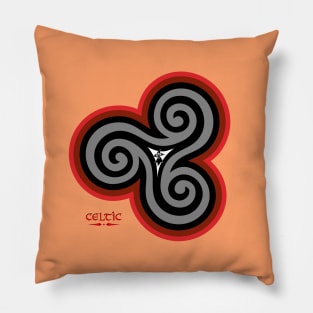 Celtic triskele Pillow