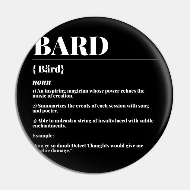 Dnd Bard Definition Pin by DungeonDesigns