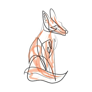 Lined Fox T-Shirt