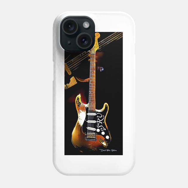 SRV - Number One - Graphic 1 Phone Case by davidbstudios