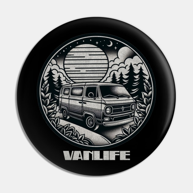 Vintage Vanlife Pin by Tofuvanman