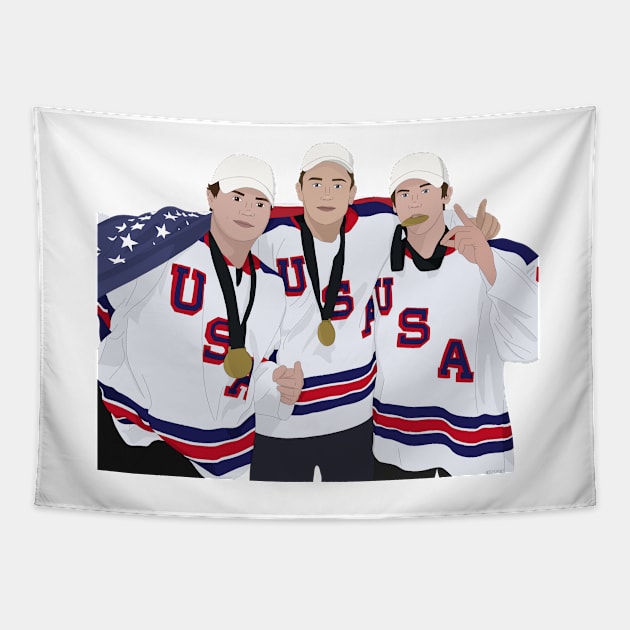 USNTDP Alex, Trevor and Jack Tapestry by aimeefergiex