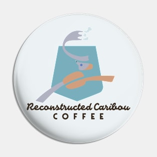 Reconstructed Caribou Coffee Pin