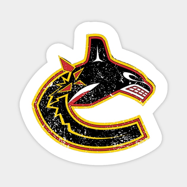 Retro Vancouver Canucks Magnet by Jedistudios 