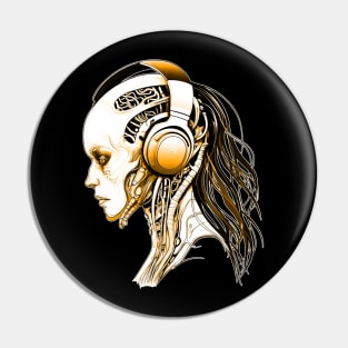 Cyborg Audiophile Pin