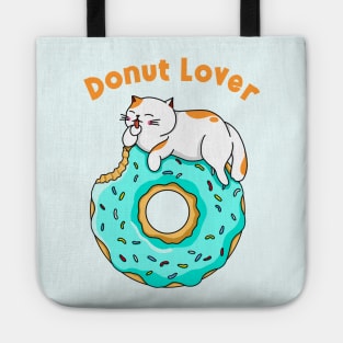 Cat Donut Lover Tote