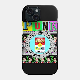 punk sid soup art Phone Case